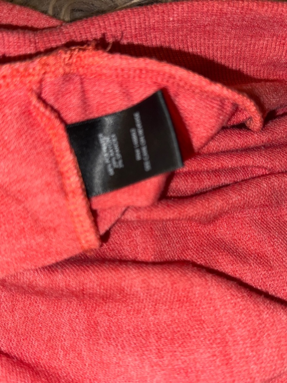 torrid Coral Off-the-Shoulder Knit Top- lightweight sweatshirt Sz 1 or 1X - Picture 8 of 8